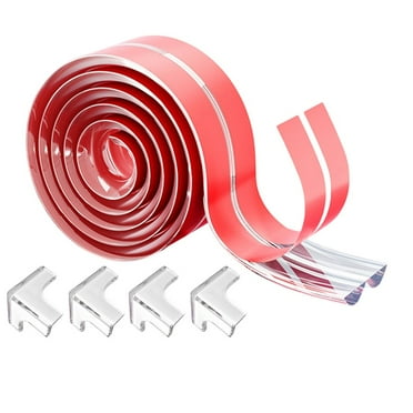 Child Safety Corner Guards & Edge Protectors - 2m Soft Silicone Safety Strip