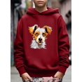 thumbnail image 3 of Mikrdoo Kid Boys Tops Cartoon Puppy Print Stylish Long Sleeve Casual Pullover Hoodies Sweatshirt For New Year Gifts, 3 of 8