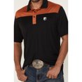 thumbnail image 3 of Rank 45 Men's 45&Reg; Barrier Color Block Short Sleeve Button-Down Polo Shirt - RMSP25K10-BLK   US, 3 of 4