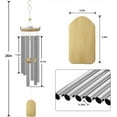 thumbnail image 2 of Wind Chimes for Outside, Wind Chimes Outdoor Clearance,Memorial Wind Chimes with 8 Metal Tubes & Hook, 2 of 5