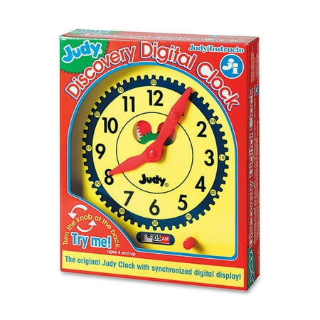 Stem Nut Clock - Judy Instructo, CDP0768218624, Judy Discovery Digital Clock, 1 Each, Multi