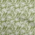 thumbnail image 1 of oneOone Cotton Poplin Twill Olive Green Fabric Tropical Palm Tree Fabric For Sewing Printed Craft Fabric By The Yard 56 Inch Wide, 1 of 6
