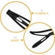 thumbnail image 2 of 10pcs pinzas para el cabello negras niños lindo diseño pasadores niñas broches de metal broche de presión, 2 of 8