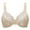 Beige, variant on MELENECA Women's Full Coverage No Padding Plus Size Lace Underwire Bra Black 34B