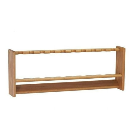 Wooden Mallet PRF10LO Fishing 10 Rod Rack - Light Oak