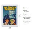 thumbnail image 2 of The Devil's Brother - Starring Stan Laurel & Oliver Hardy - Comic Opera (Fra Diavolo) by Auber - Vintage Film Movie Poster c.1934 - Japanese Unryu Rice Paper Art Print (Unframed) 12 x 16 in, 2 of 4