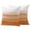 Orange, variant on Brown White Ombre Outdoor Pillow Covers 24x24 Set of 2,Waterproof Patio Throw Pillowcase Protectors,Vintage Farmhouse Abstract Striped Decorative Pillow Shams Cushion Covers for Seat Bed Couch Sofa