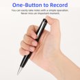 thumbnail image 3 of TFixolDigital Voice Recorder Pen Sound Audio Activated Dictaphone Recording Device Professional Music Player with USB Cable Earplug for Lecture Class Meeting Interview, 3 of 7