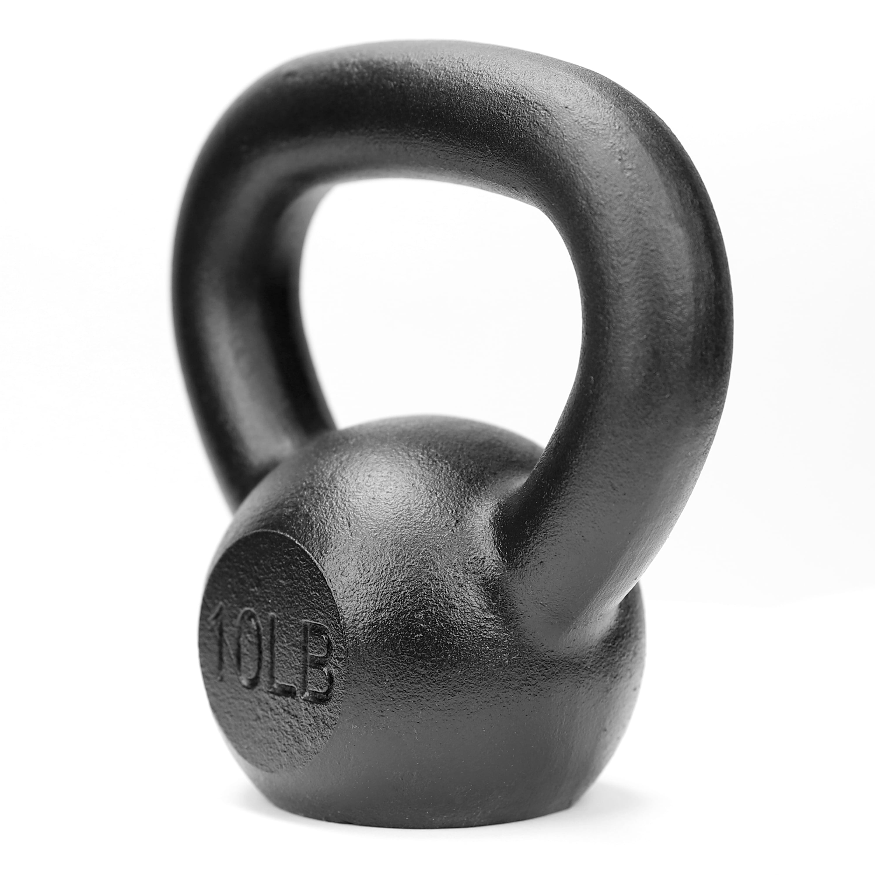 XPRT Fitness Powder Coated Cast Iron Kettlebell for Strength Training, 10 LB