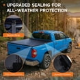 thumbnail image 4 of Jocisland 6.5 FT Soft Tri-fold Truck Bed Tonneau Cover for 2007–2026 Toyota Tundra, Fits Fleetside Bed with or without Deck Rail System, 4 of 10