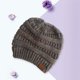 thumbnail image 3 of Gorro de punto colorido para mujer y niña, gorro cálido para otoño e invierno (gris oscuro) Tmvgtek Para estrenar, 3 of 6