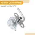 thumbnail image 3 of Unique Bargains Fuel Pressure Regulator No.2328016040 Fuel Pump Regulator for Toyota Corolla 1987 Metal Corrosion Resistant, 3 of 6