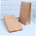 thumbnail image 3 of CTIRCHIU 100Pcs Square Bottom Kraft Paper Food Pouch for Takeaway Packing Bag 27x15x9cm, 3 of 8
