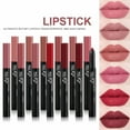 Caihaooo Lipstick Pen Velvet Female Lipstick Pen Paste Rose With Pencil