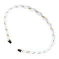 thumbnail image 4 of Unique Bargains 1 Pc Fashion Grace Mesh Fine Twist Headband for Girls for Women 4.92" ID White, 4 of 4