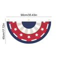 thumbnail image 3 of Roiihwy 4th of July Bunting Drapeaux, Drapeaux de Jardin Durables et Multifonctionnels avec Trous, Décorations Rouges, Blanches et Bleues, Fanion pour la Fête de l'Indépendance, Fêtes, Décor Extérieur et Intérieur, 3 of 5