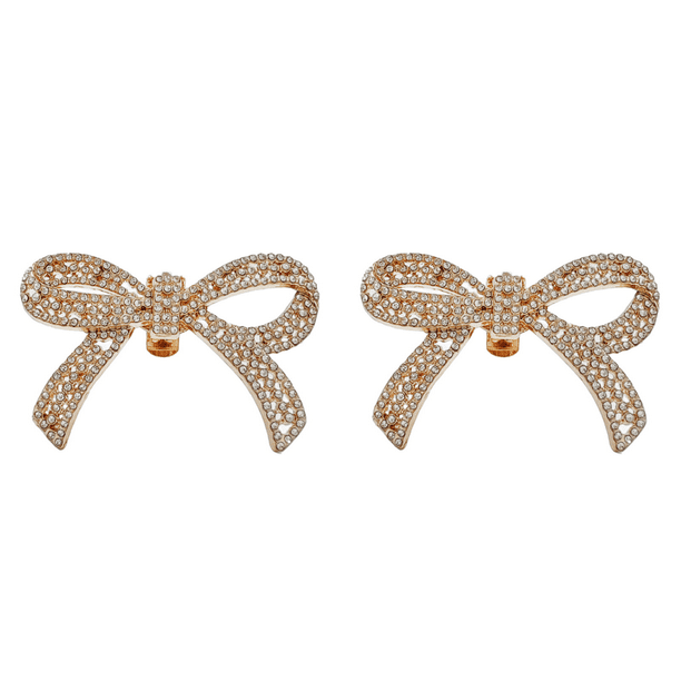 Clips para Zapatos Con Lazo Accesorios Tacones Altos Elegantes Desmontables Boda Nupciales