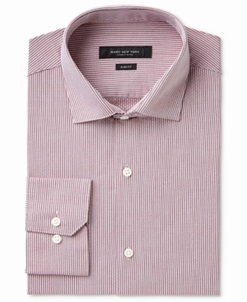 mens burgundy slim fit shirt