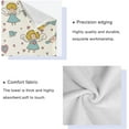 thumbnail image 4 of SKYSONIC 3 Pack Towel Angels Pattern Cotton Bath Towel Set (1 Bath Towel, 1 Hand Towel, 1 Washcloth) for Bathroom, Super Soft and Quick Dry Towels, 4 of 7