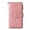 Pink, variant on K-Lion for Moto G Power 2021 ,Retro Classic PU Leather Zipper Card Slots Kickstand Wallet Flip Case Shockproof Full Body Phone Cover with Wrist Strap for Moto G Power 2021,Black