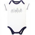 thumbnail image 4 of Touched by Nature Baby Boy Organic Cotton Bodysuits 5pk, Constellation, 9-12 Months, 4 of 6