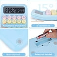 thumbnail image 4 of Mechanical Pushbutton Calculator,12 Digit Large LCD Display,Big Buttons Easy to Press,Colorful Candy Calculator,Automatic Sleep,with Battery.for Office,School, Home., 4 of 8