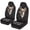 Black Ripped Dog, variant on HUISEFOR Cute Dachshund Car Seat Covers Set of 2, Elastic Soft Front Car Seat Covers for Women Non Slip Cars Accessories Comfortable Universal Fit for SUV Truck Sedan