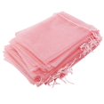 thumbnail image 3 of Compatible With100pcs Large Organza Bags Blush Pink, 17x23 Cm For Christmas Wedding, 3 of 5