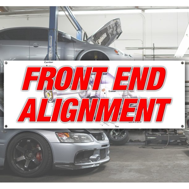 Front End Alignment 13 oz Vinyl Banner With Metal Grommets Walmart