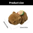thumbnail image 3 of AOOOWER Capybaras Stuffed Animal PP Cotton Toy Great for Hugging and Sleeping Use, 3 of 20