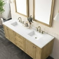 thumbnail image 4 of James Martin 545-V72-LNO-3WZ Double Vanity Light Natural Oak w/ White Zeus Top, 4 of 13