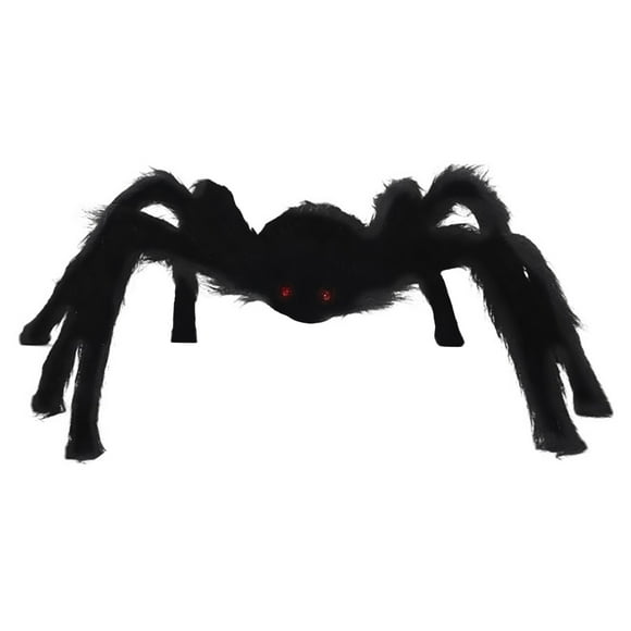 EGNMCR Party Favors, Party Decorations, Event & Party Supplies Halloween Simulation Skull Big Spider 75cm Plush Spider Ornament Colored eggs