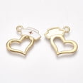 thumbnail image 2 of Alloy Pendants Cadmium Free & Lead Free with Enamel Heart with Nurse Cap Light Gold White 20x22x1.5mm Hole: 2mm DIY, 2 of 2