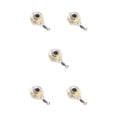 thumbnail image 2 of relayinert Fishing Lure Light LED Waterproof Eye Shape Lighting Fish Bait Plastic Reusable Glowing 1.3cm Angling Lamp Tackle White 5Set, 2 of 6