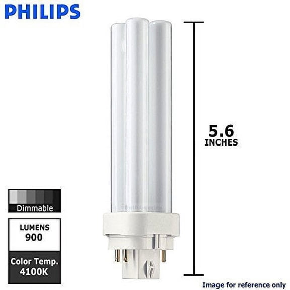 Philips Compact Fluorescent 13W Light Bulbs, 2700K (10 Pack)