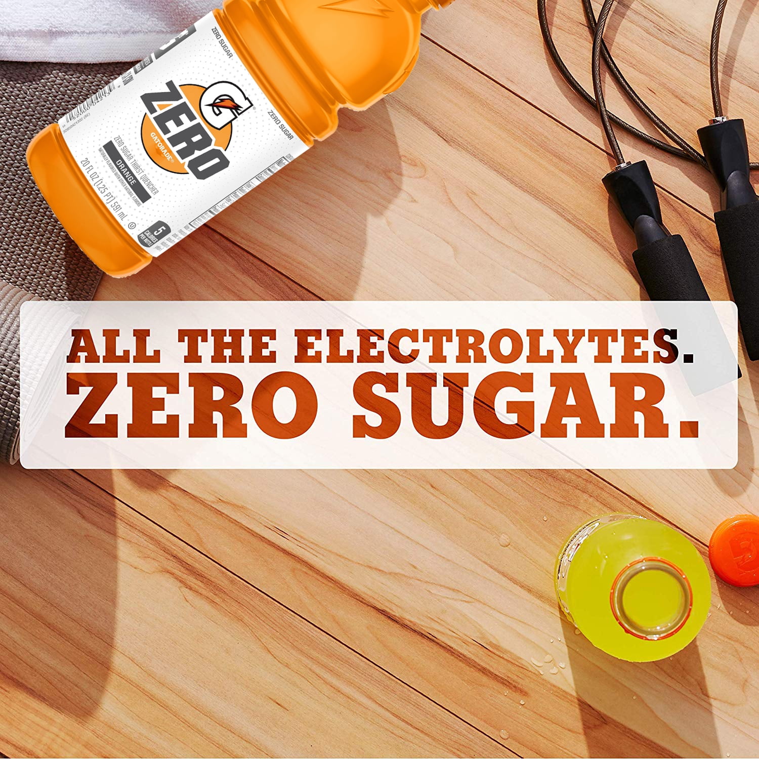 Gatorade G Zero Sugar Thirst Quencher Glacier Cherry Sports Drink, 20 fl oz, 12 Pack Bottles