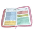 thumbnail image 3 of Biblia para Mujer Letra Grande 12 puntos con Cierre RV1960 rosada floral y mariposas con indice, 3 of 4