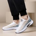 thumbnail image 5 of NOKIO Men's Fashion Sneakers Lightweight Breathable Knit Walking Shoes with Soft Insole and Durab𝗅e Sole, Versatile 𝖫a𝖼e Up Casual Running Shoes for Gym Training Workout, Daily Sport Wear, 5 of 7