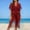 Red, variant on BLTIBY Kimonos Swimsuit Cover up for Women Lace Cardigan Summer Kimono Open Front Sheer Long Boho Coverups Red Free Size