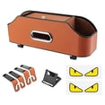 thumbnail image 4 of Car Headrest Organizer Backseat Storage Box Durable Large Capacity Phone Stand Stylish Universal with Cup Holders for Road Trips Kids Orange, 4 of 7