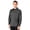 Graphite, variant on BlueGeneration Men's Superblend Poplin L/S Untucked Shirt - Red Small Solid