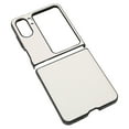 thumbnail image 5 of Funda plegable para teléfono, funda protectora ABS brillante para teléfono, funda anticaída para Find N2 Flip, color blanco, 5 of 5