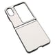 thumbnail image 5 of Funda plegable para teléfono, funda protectora ABS brillante para teléfono, funda anticaída para Find N2 Flip, color blanco, 5 of 14