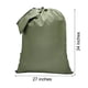 thumbnail image 2 of Mochila de lavandería extra grande, resistente y pesada con cierre de cordón, correas de hombro ajustables y lavable para colegio, dormitorio universitario, campamento o apartamento (verde militar) -, 2 of 3