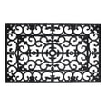 thumbnail image 1 of DII Design Imports Tapis en Caoutchouc Tout Temps 24 x 36 Pouces Style Fer Forgé, 1 of 6