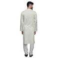 thumbnail image 3 of Atasi Ensemble Kurta en Coton pour Hommes Designer Décontracté Kurta Pyjama Uni, 3 of 5