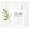 thumbnail image 2 of Inkdotpot Baby Shower Game Set Of 50 BabyAlphabetABCGame Dinosaur Jungle Animals Party Supplies, 2 of 6