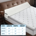 thumbnail image 3 of Bed Wedge Pillow - Headboard Pillow Fill The Gap 0-8" Between Headboard and Mattress, White, M, 3 of 6