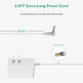 thumbnail image 5 of Cargador Lnauy compatible con aspiradoras de mano Black and Decker HHVJ315JD10 / HHVJ315JMF71 / HHVK320J61 / HHVK320J10 / HHVK320JZ01 Dustbuster Smartech 90602522-01 N561340 Cable de alimentación de, 5 of 5