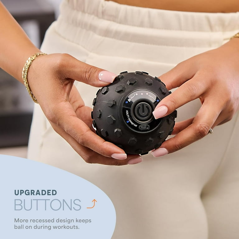 LifePro Agility 4-Speed Vibrating Massage Ball for Trigger Point &  Myofascial Release - Black - Walmart.com